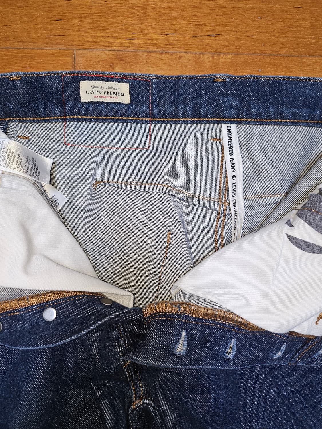 리바이스 LEJ 570 베기 테이퍼드 진 상품이미지6