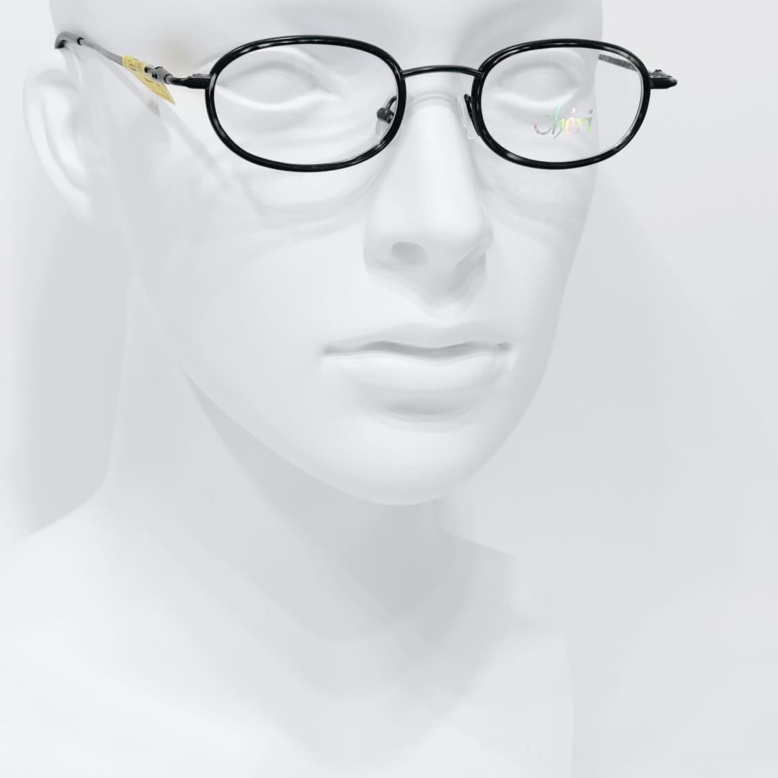 CHERI 블랙 오벌 데드스탁 빈티지안경 상품이미지5