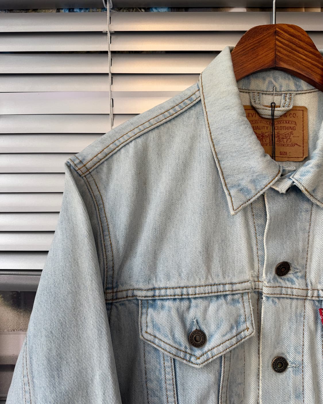 Levis 90s 70503-02 washed denim 트러커 자켓  상품이미지5