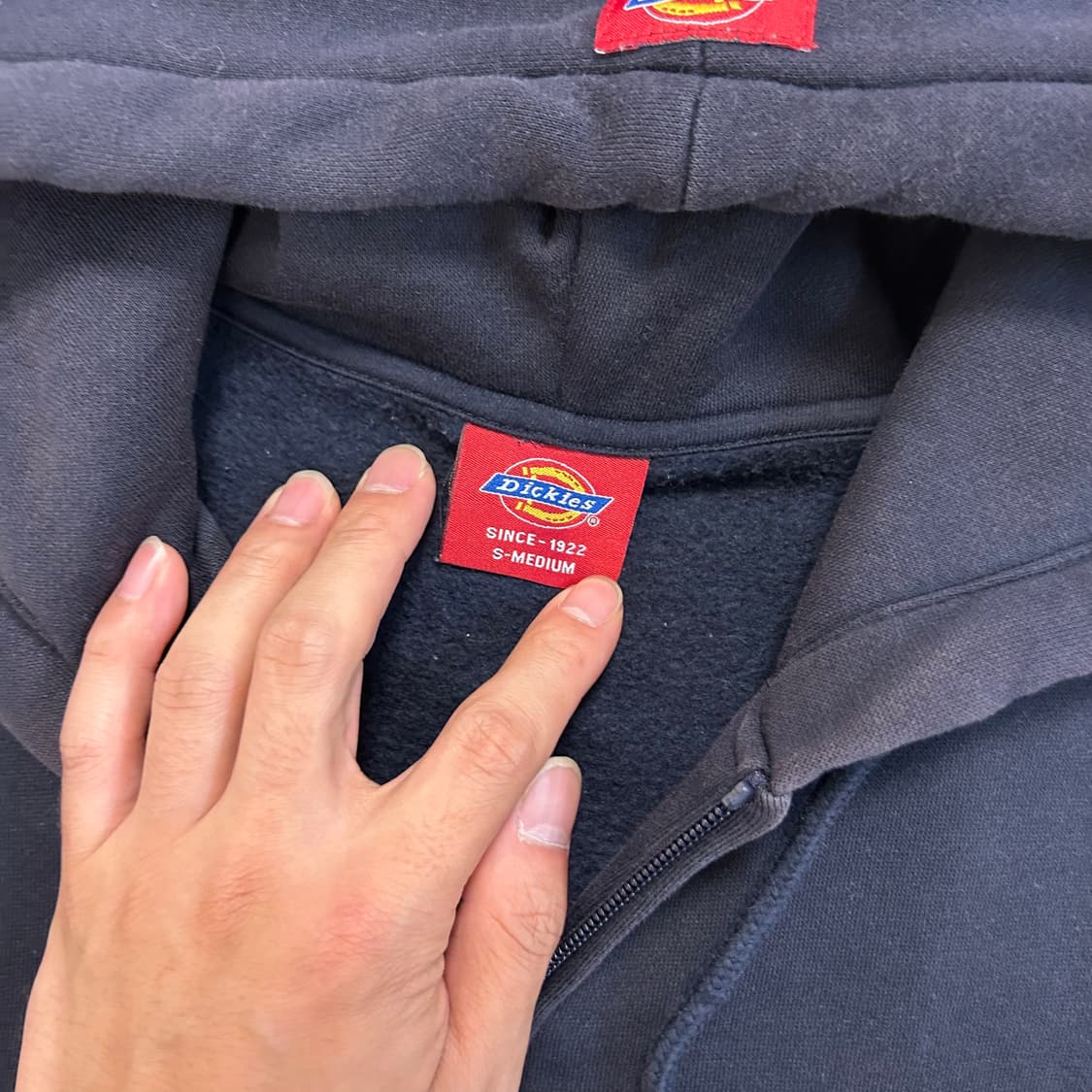 Dickies navy hood zip-up  상품이미지6