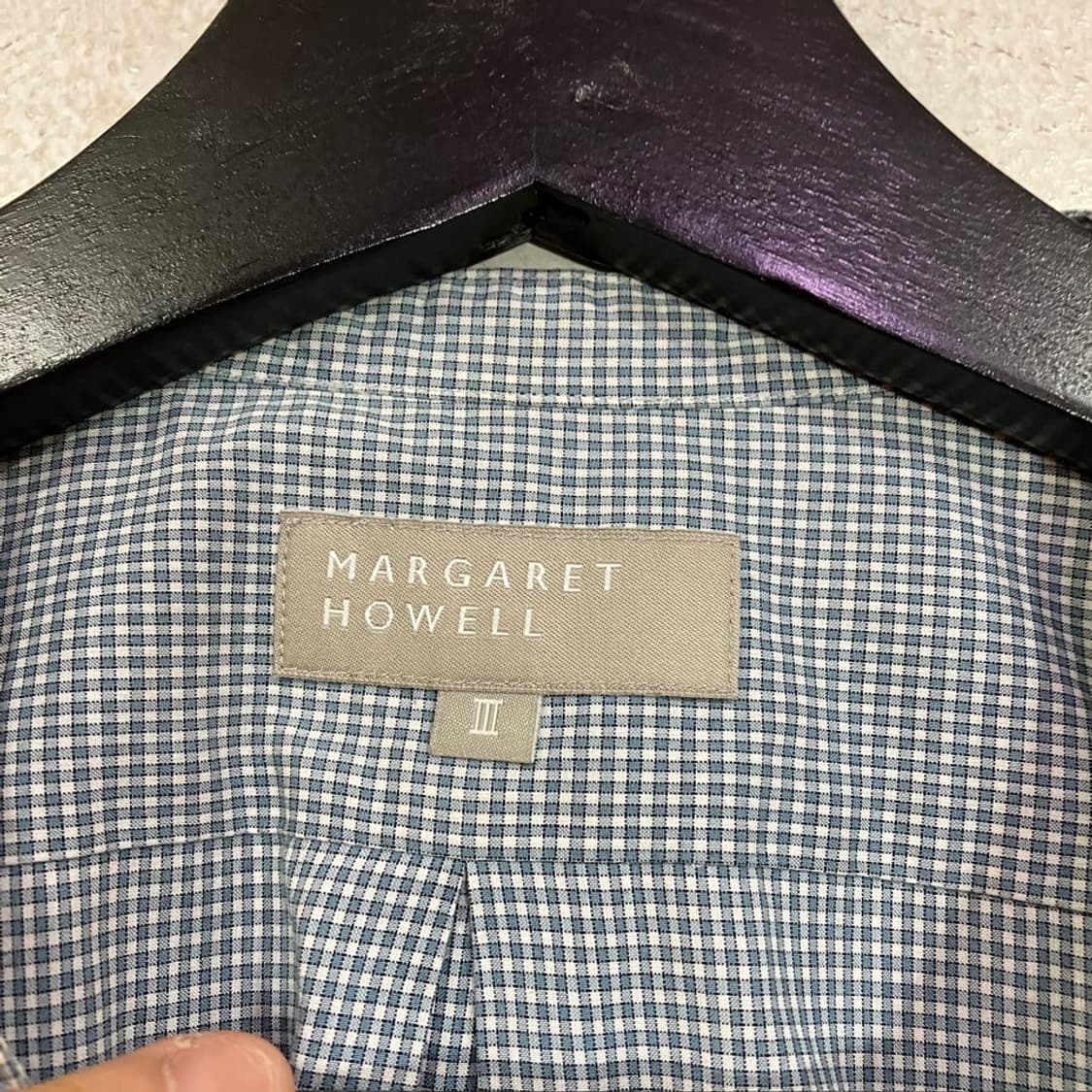 마가렛호웰 체크 셔츠 상품이미지5