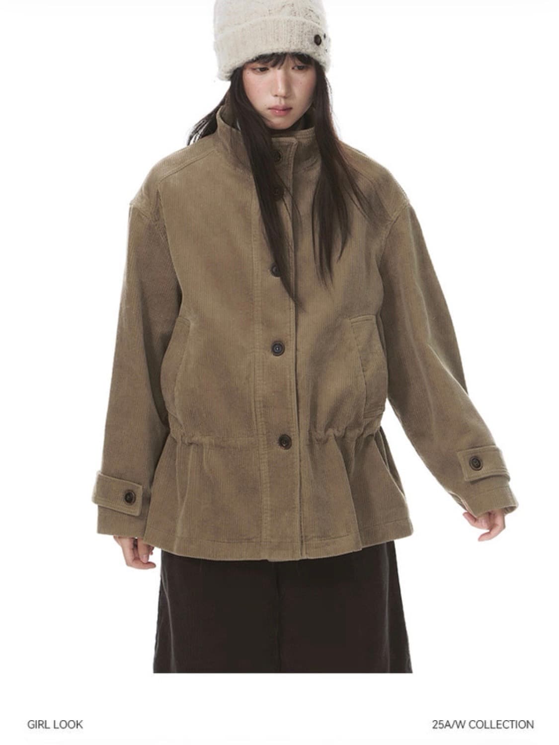 (누빔0) 빈티지 디스트레스드 코듀로이 자켓 상품이미지1