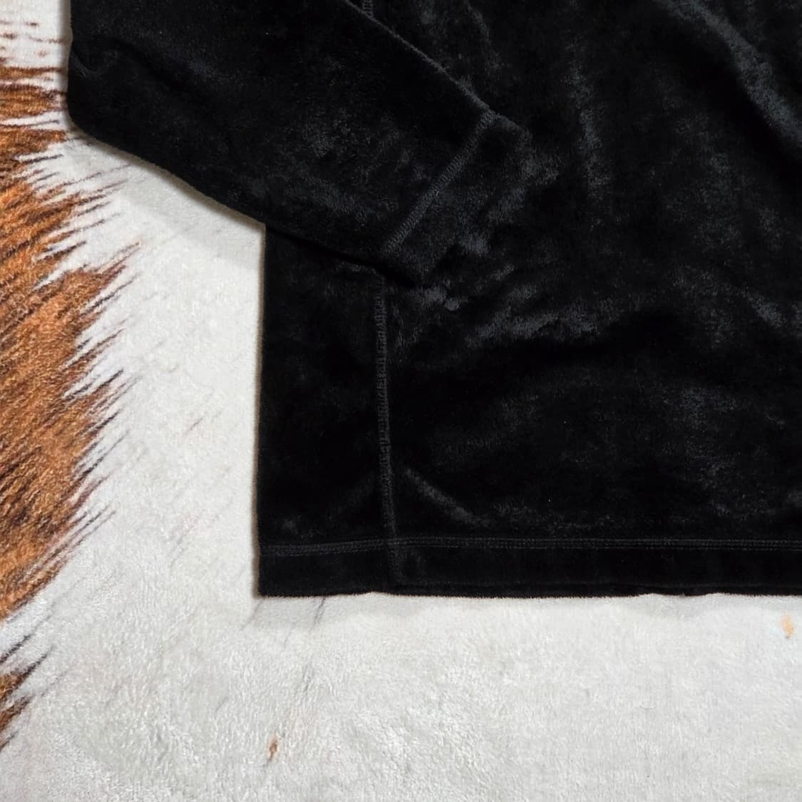 휠라 블랙 후리스 집업 상품이미지6