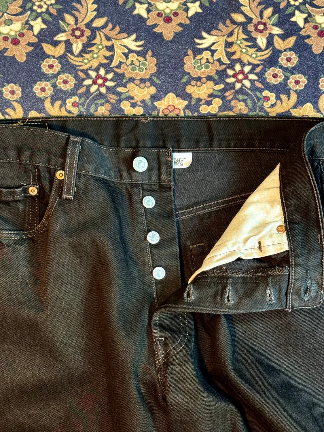 00s 리바이스 맥시코 501 블랙진 상품이미지4