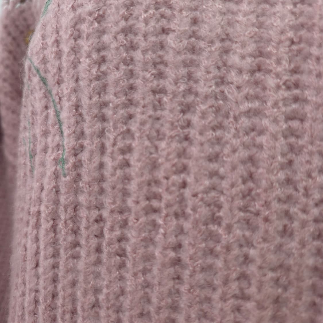 INGNI 플라워 자수 브이넥 루즈 니트 상품이미지7