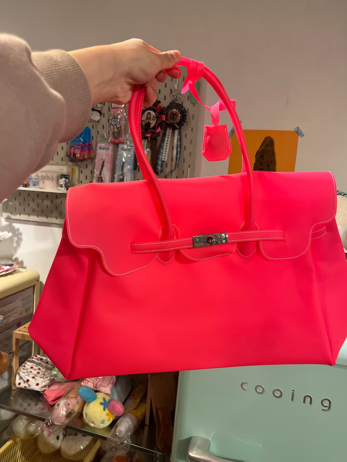 젤리버킨 - 형광핑크 🧑‍🎤 상품이미지1