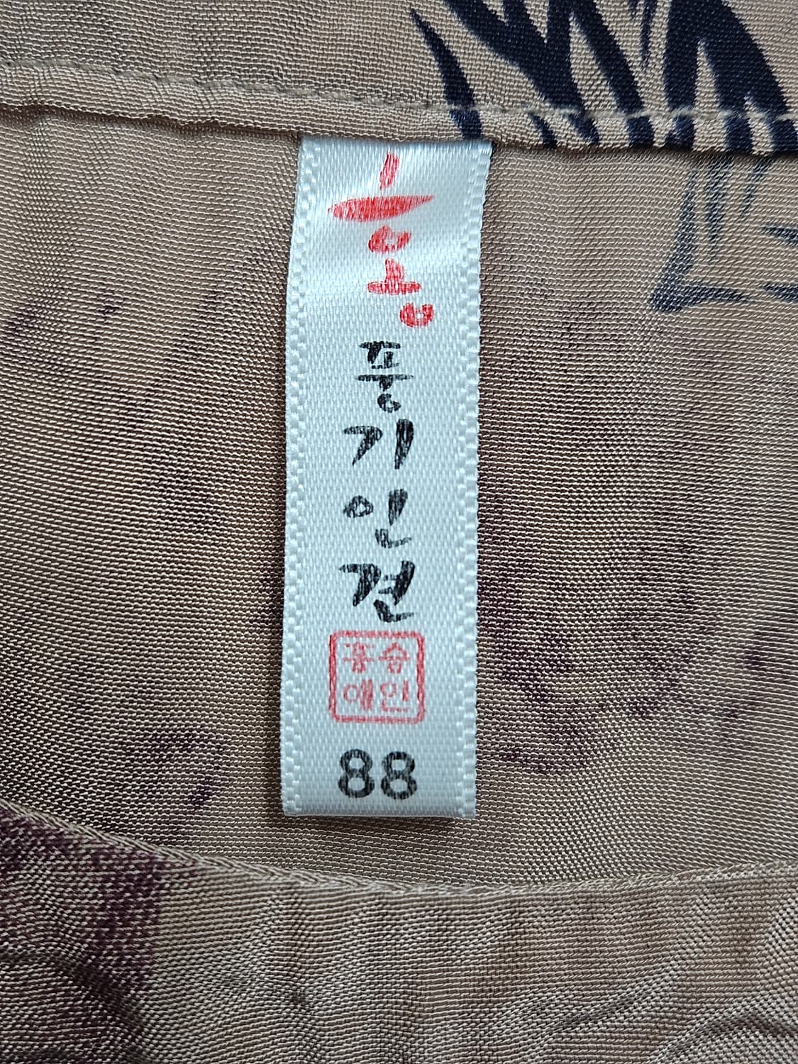 풍기인견 꽃무늬 반팔 블라우스 88 상품이미지3