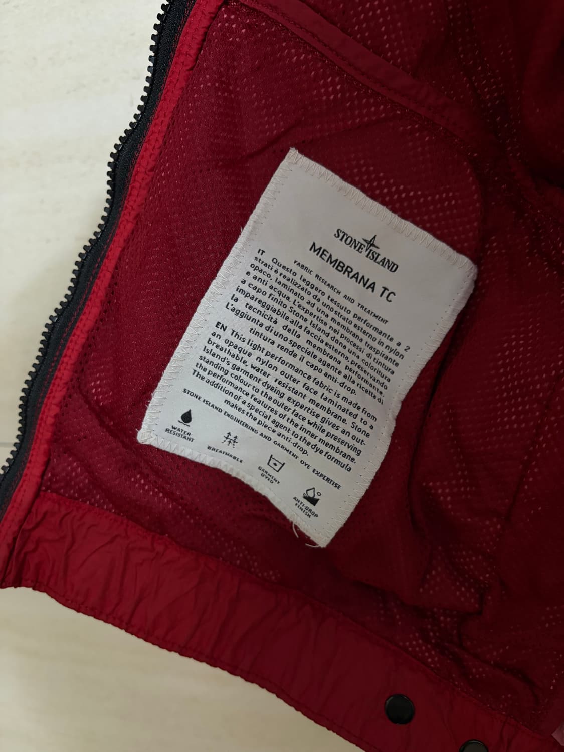 스톤아일랜드 정품 멤브라나 바람막이 상품이미지5