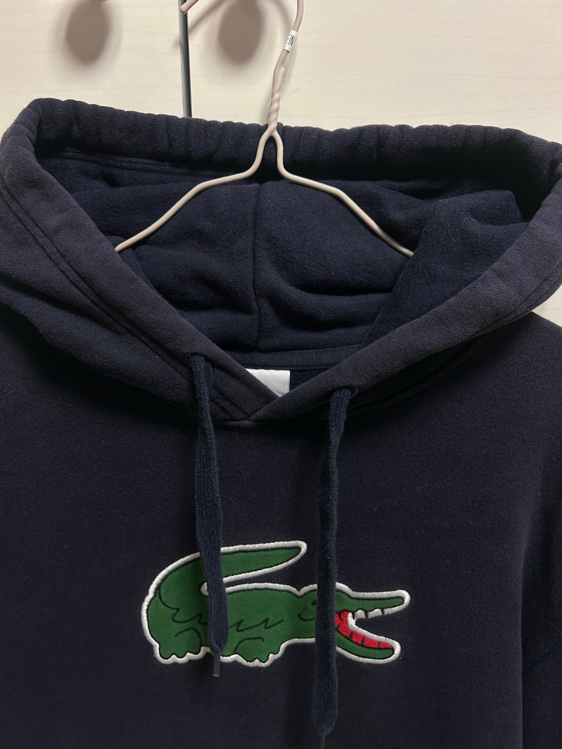 라코스테 빅로고 네이비 후드티 100 상품이미지2