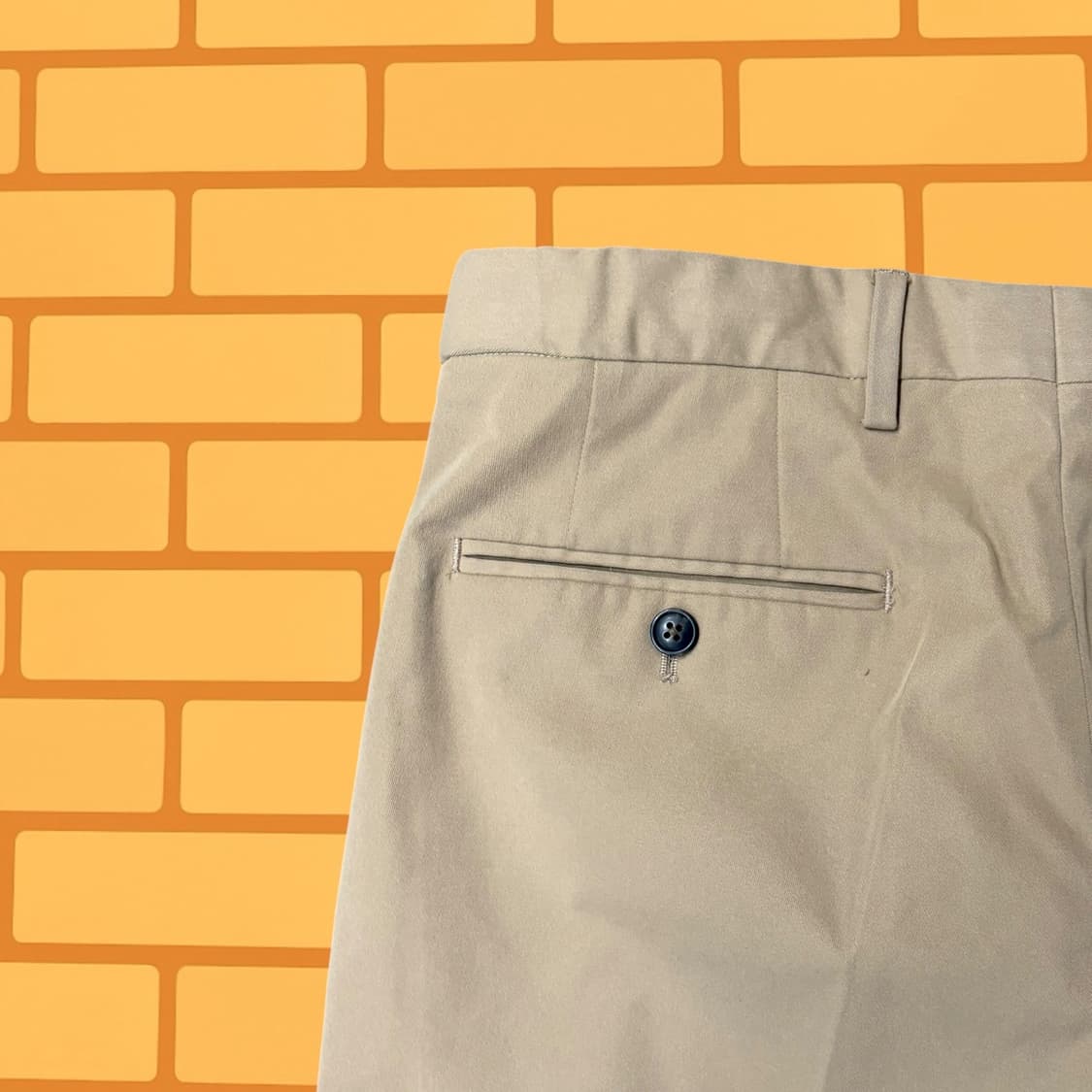 빈티지 클래식 베이지 치노 팬츠 (32) 상품이미지5