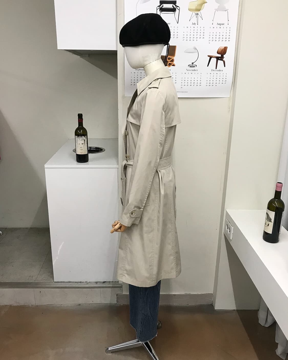 버버리 블루라벨 더블 트렌치 코트 상품이미지9