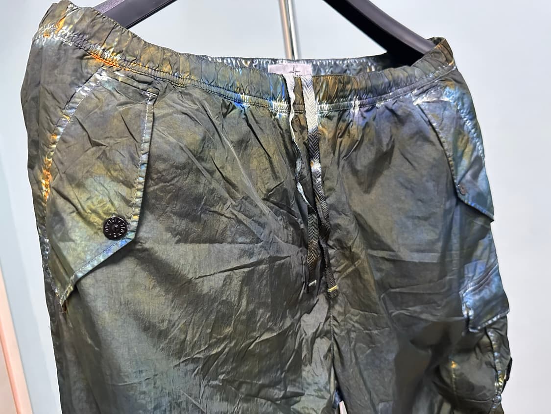 스톤아일랜드X슈프림 20FW 다크틸 카고팬츠 XL (새상품급)매장판 상품이미지4