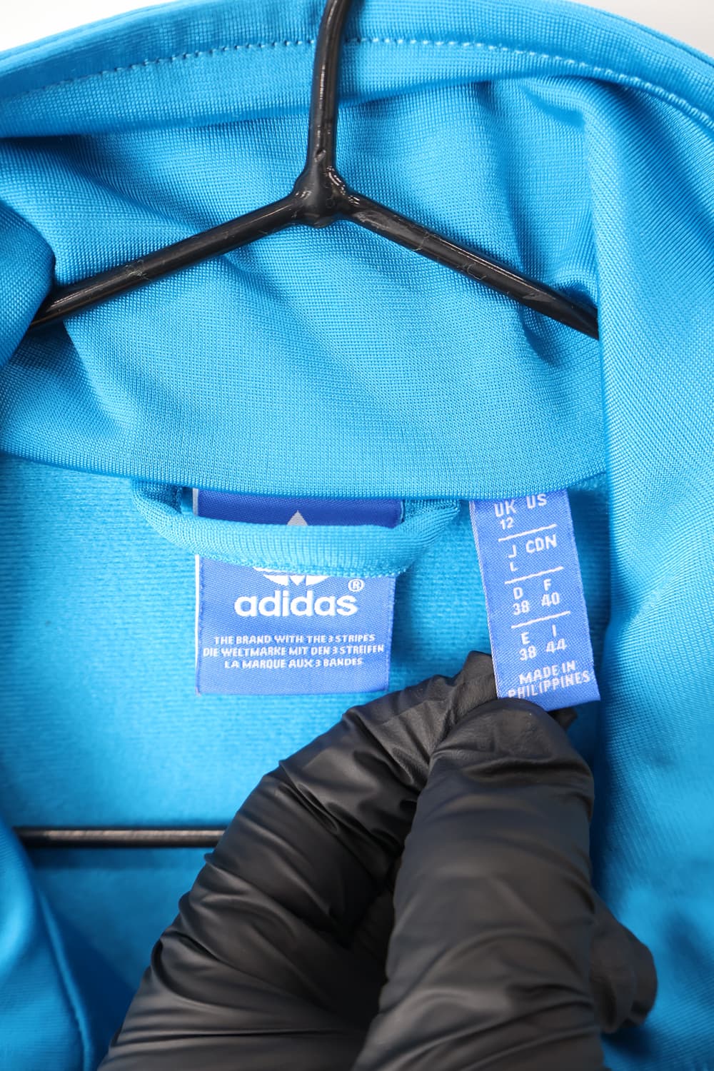 Adidas Cyan Blue & Pink Track Jersey 상품이미지7