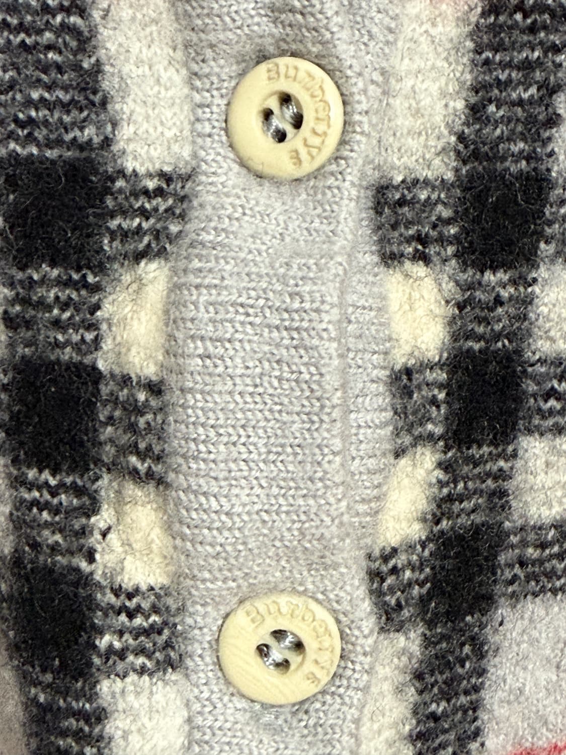 버버리 키즈 체크 가디건 상품이미지3