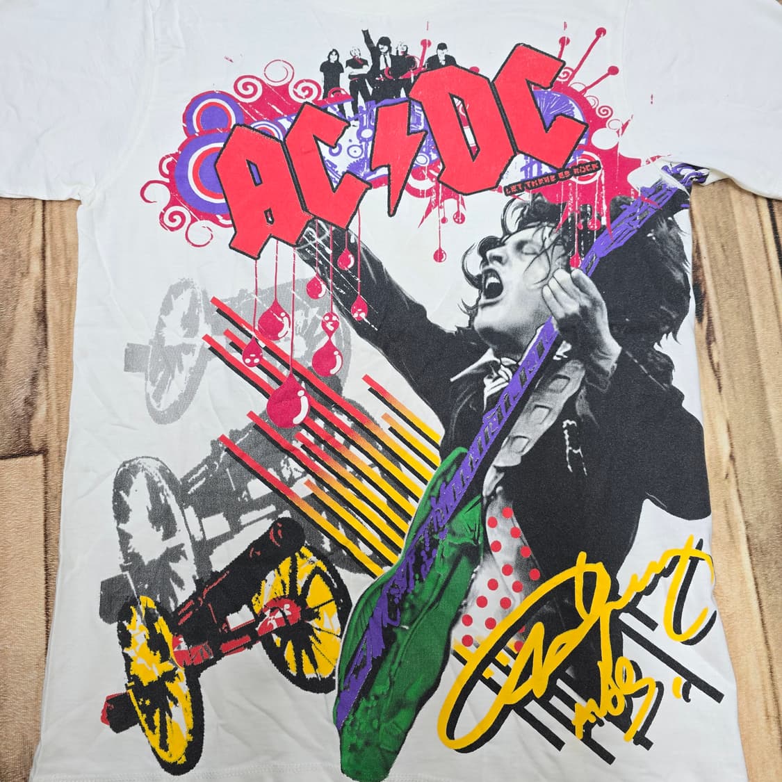 밴드 티셔츠 AC DC 상품이미지2
