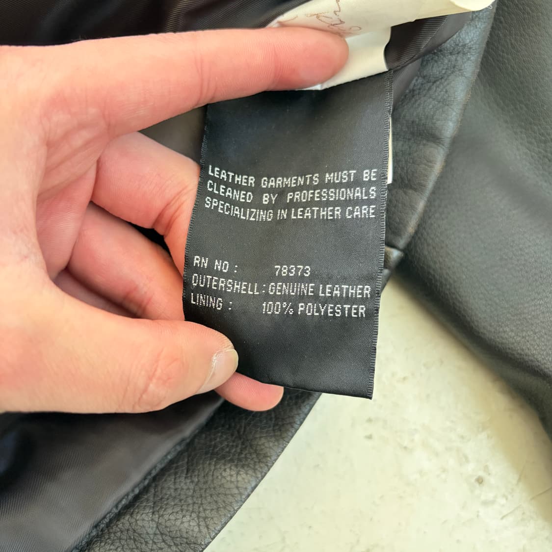 Kirkland 빈티지 양가죽 싱글 가죽자켓 M 상품이미지7