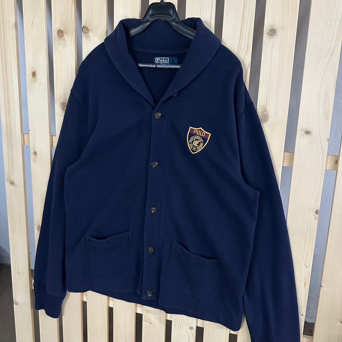 (L) 폴로 랄프로렌 네이비 숄카라 가디건 상품이미지2