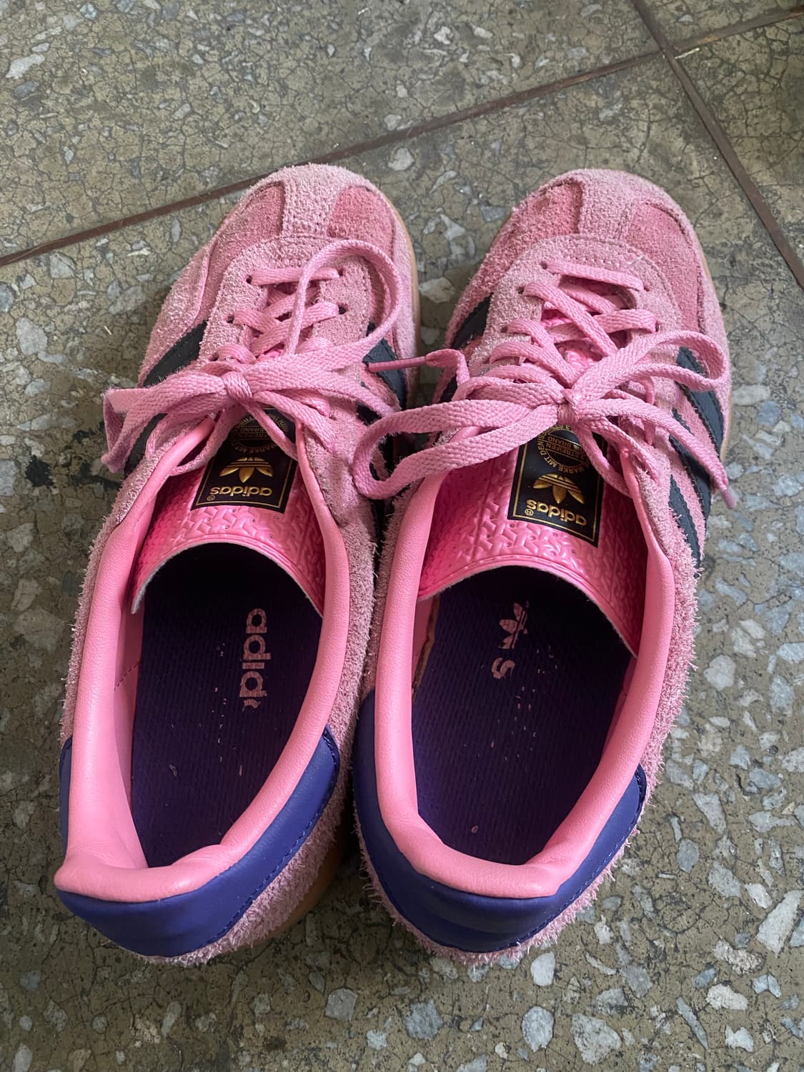 아디다스 가젤 핑크 스웨이드 250mm 상품이미지1