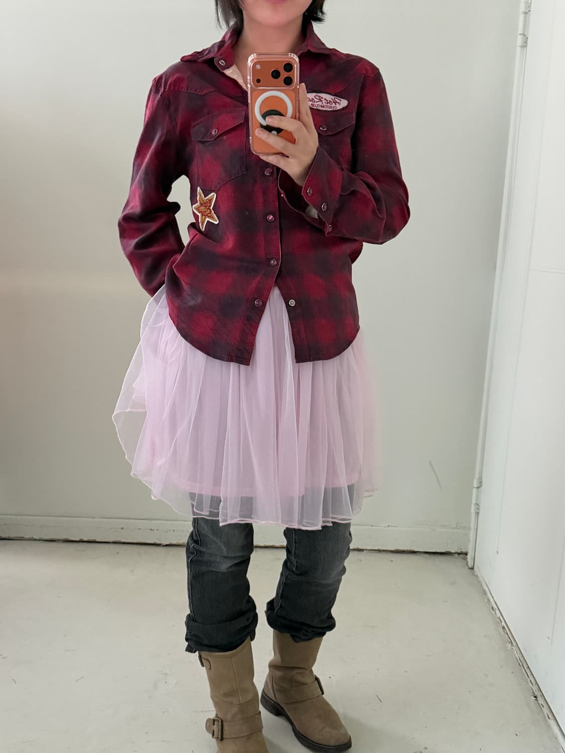 일본빈티지 y2k 펑키웨스턴 셔츠 상품이미지2