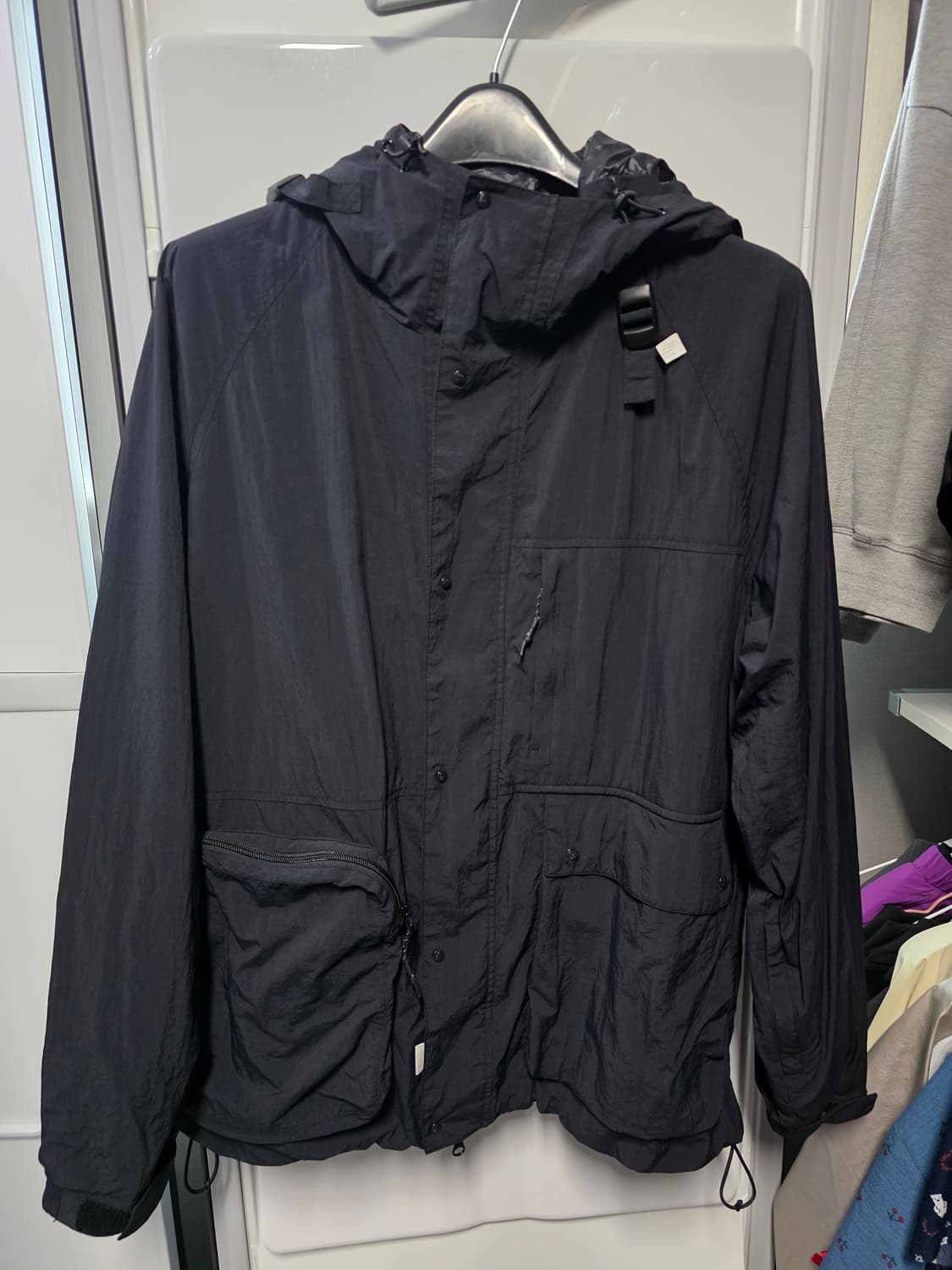 페치선데이 나일론 쉐이커 파카. 주우재 바람막이 XL 상품이미지2