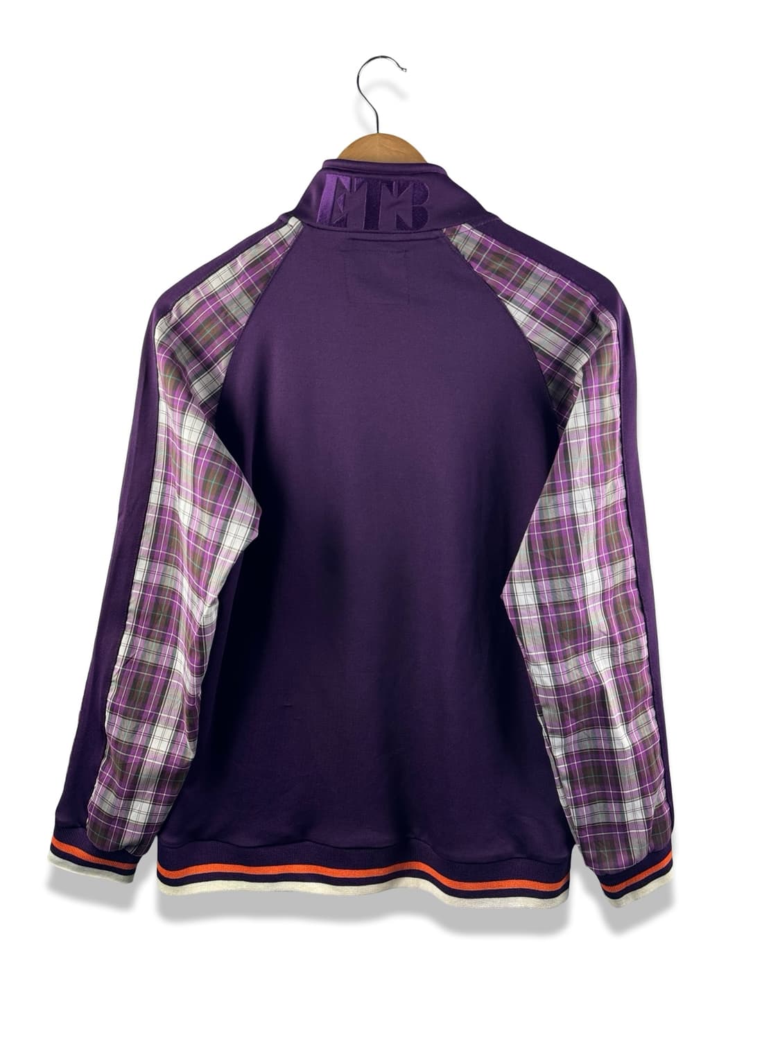 JPN 퍼플 체크 나그랑 트랙탑져지1946 상품이미지2