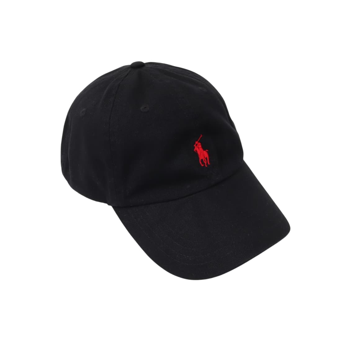 폴로 랄프로렌 QR 블랙 레드포니 볼캡 상품이미지6