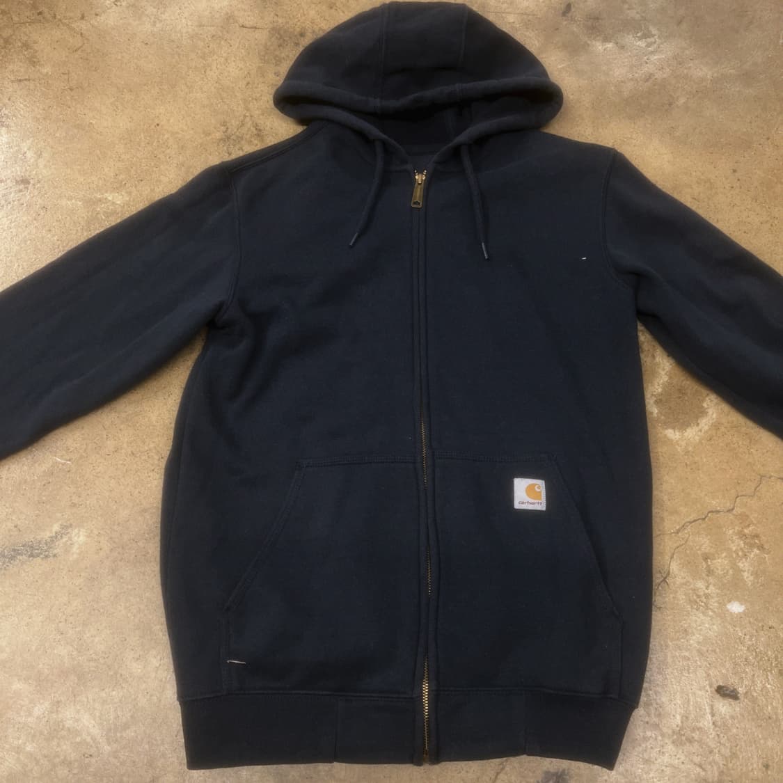 칼하트 블랙 후드집업 상품이미지3