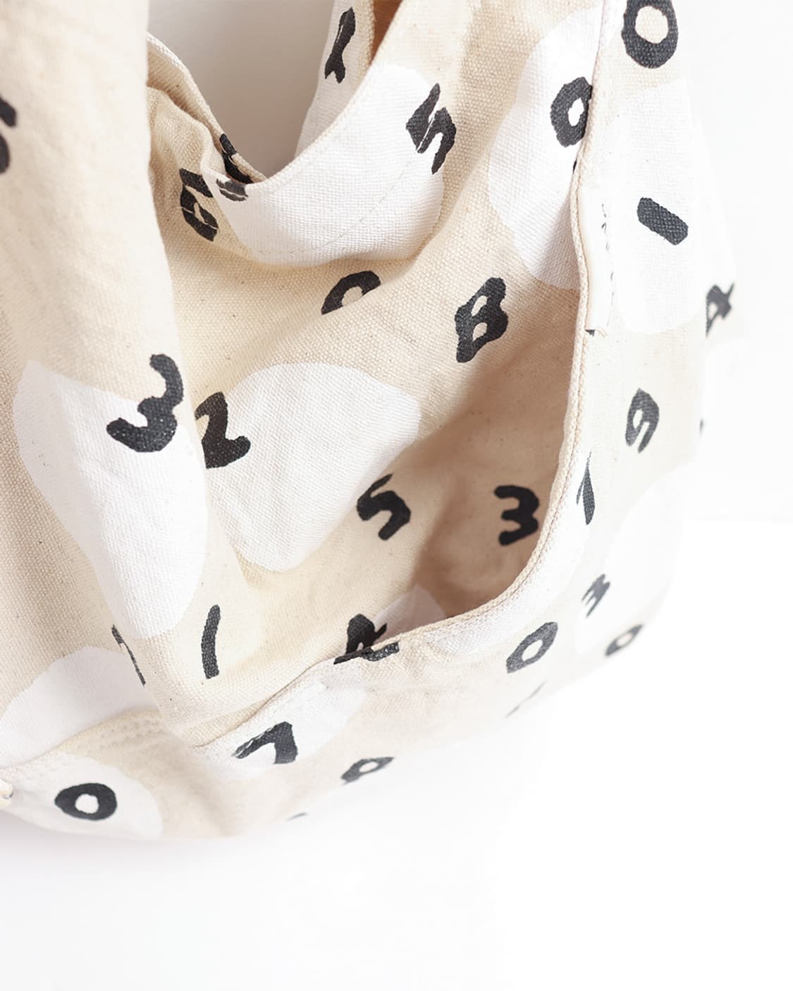 [SOU SOU] 넘버 도트 패턴 캔버스 숄더백 상품이미지7