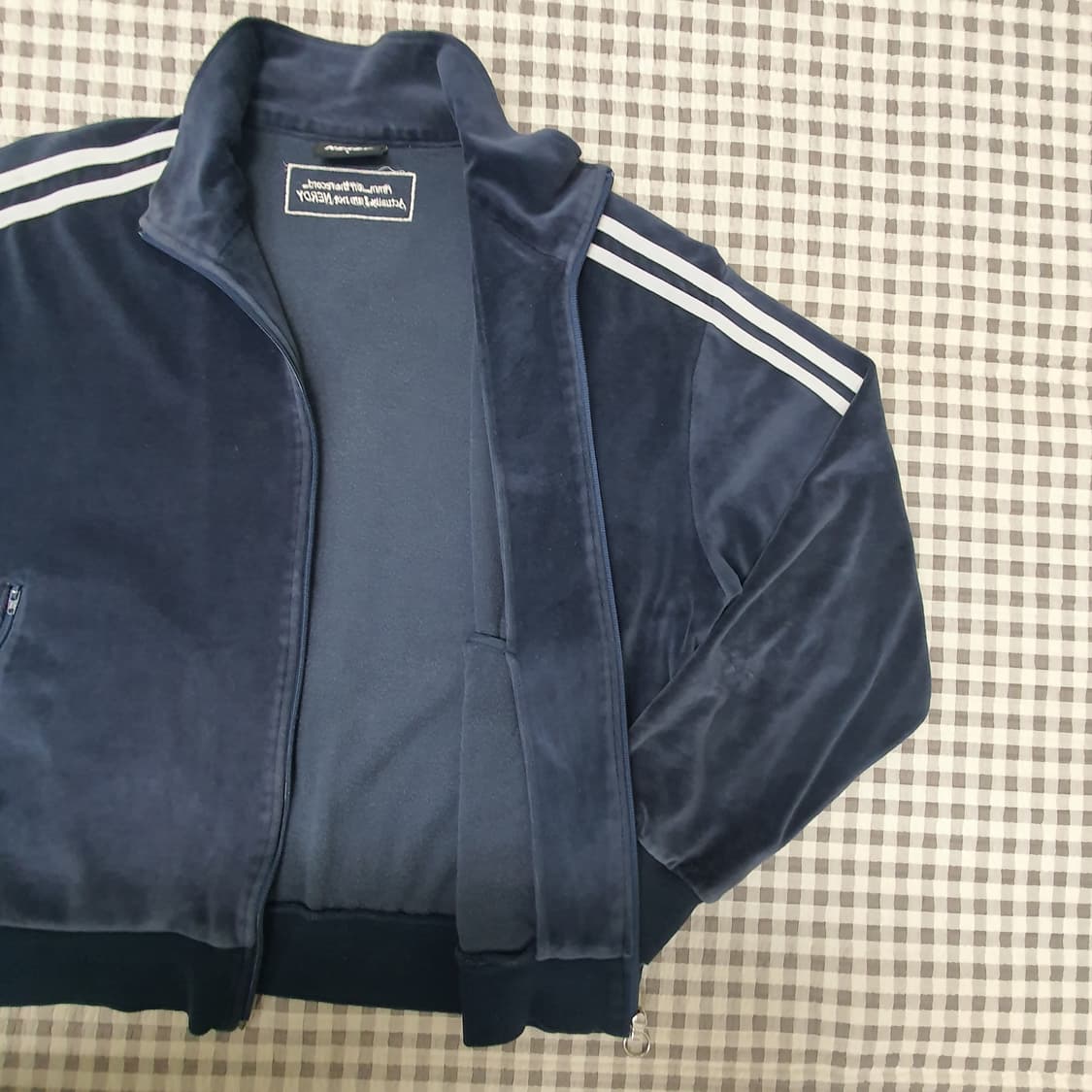 널디 벨벳 간절기 집업자켓 남자95~100 상품이미지5