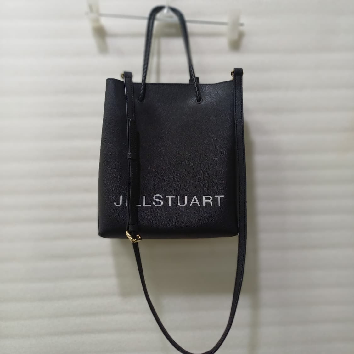 정품 질스튜어트 페이퍼백 가죽 가방 토트백 크로스백 블랙 사랑봉봉 상품이미지1