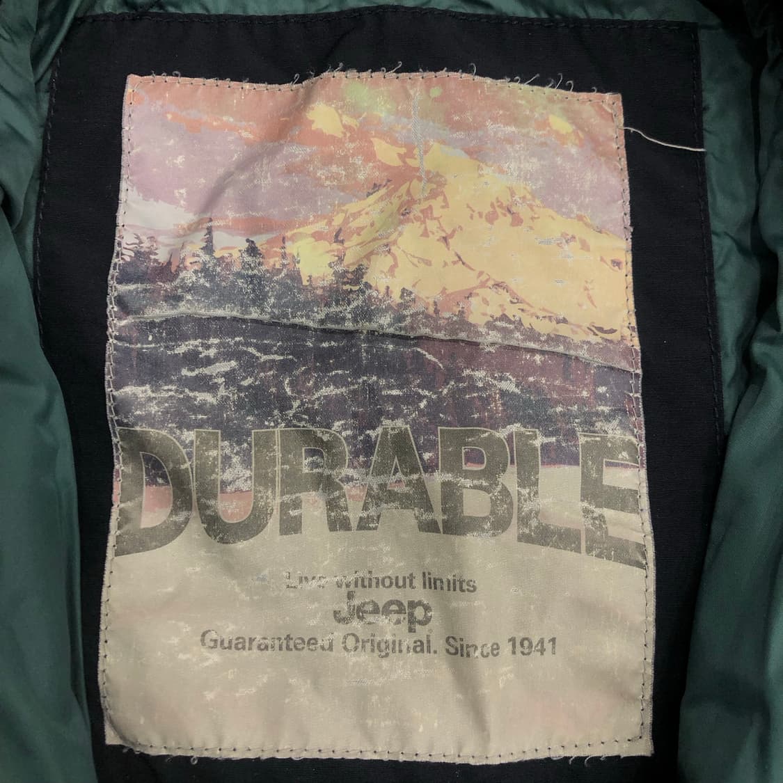 JEEP 지프 빅패치 퀄팅 블루종 자켓 상품이미지4