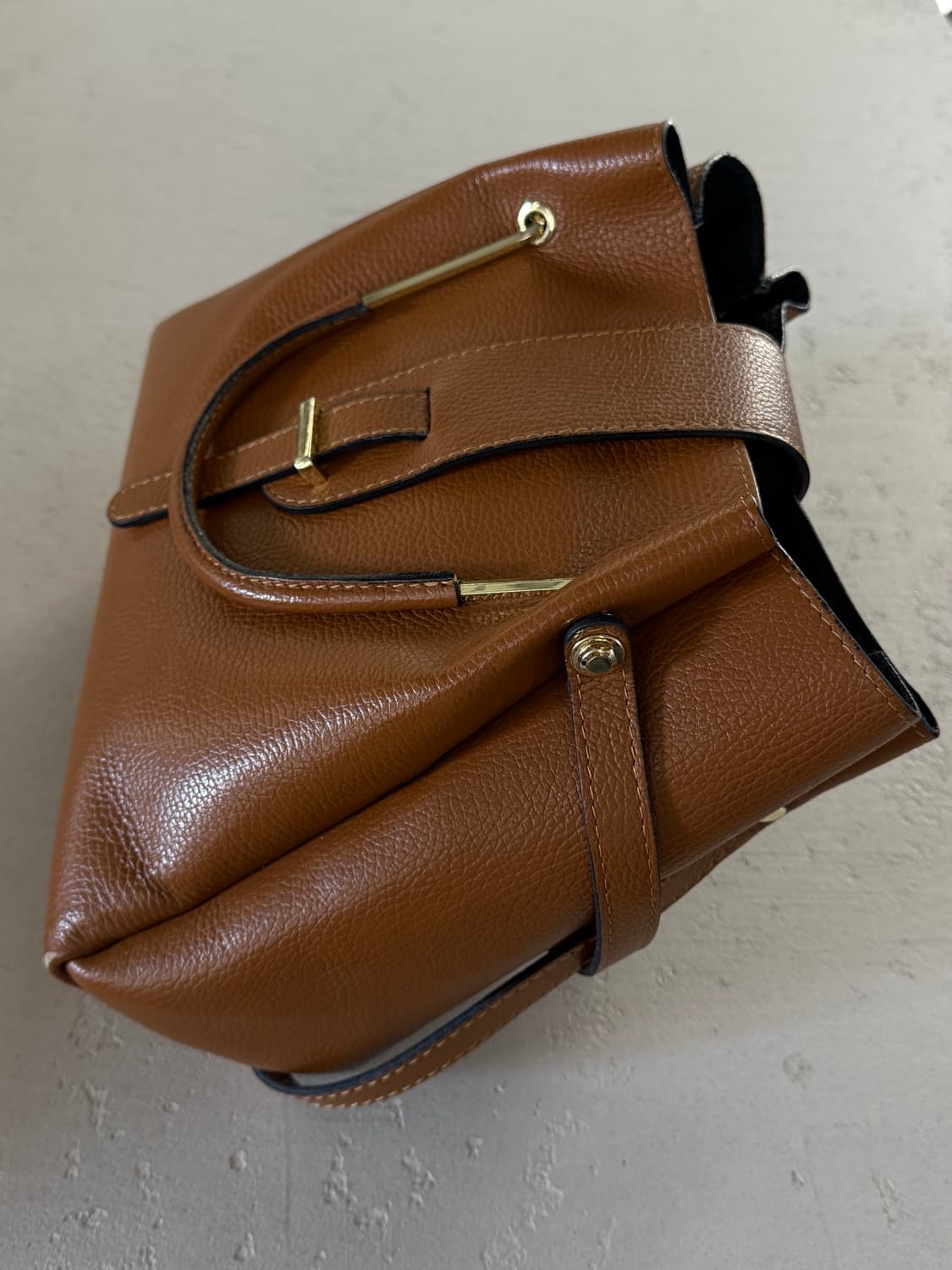 LISA DEI 리자데이 아시아 토트백 브라운 상품이미지4