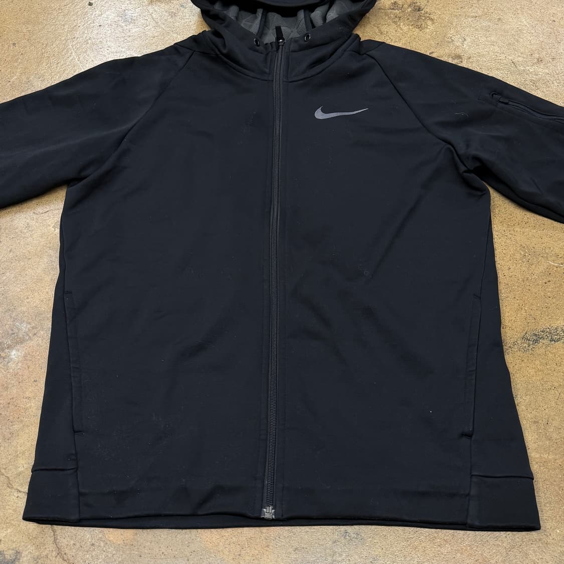 [정품/L] 나이키 블랙 후드 집업 b18 상품이미지3