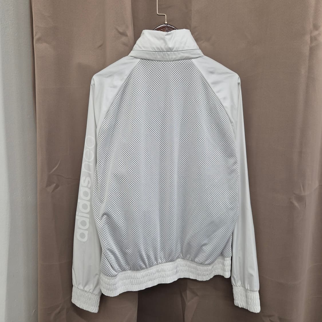 아디다스 네오 화이트 메쉬 자켓 XL 상품이미지3
