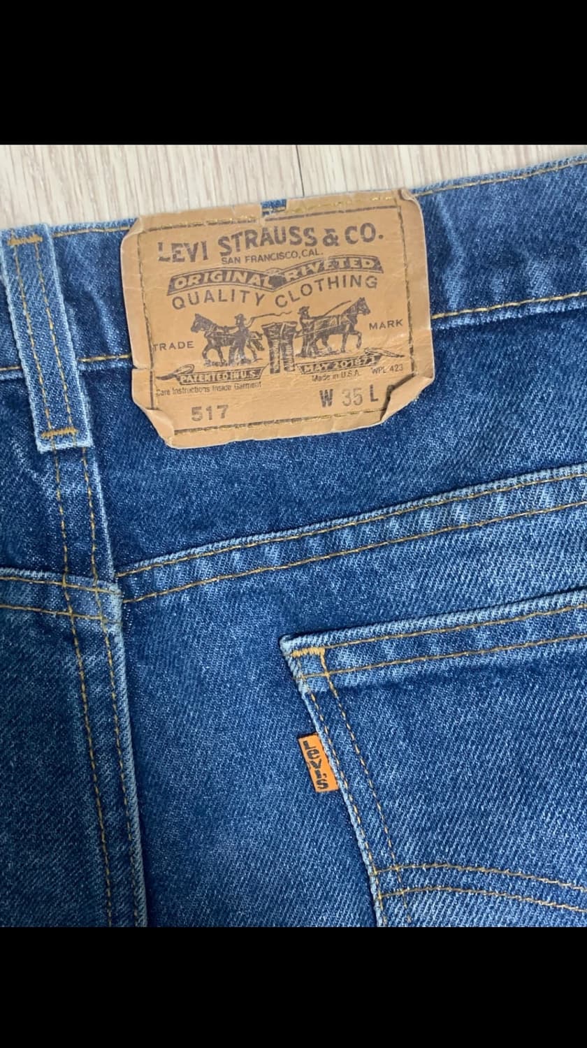 90s 리바이스 517 오랜지탭 상품이미지4