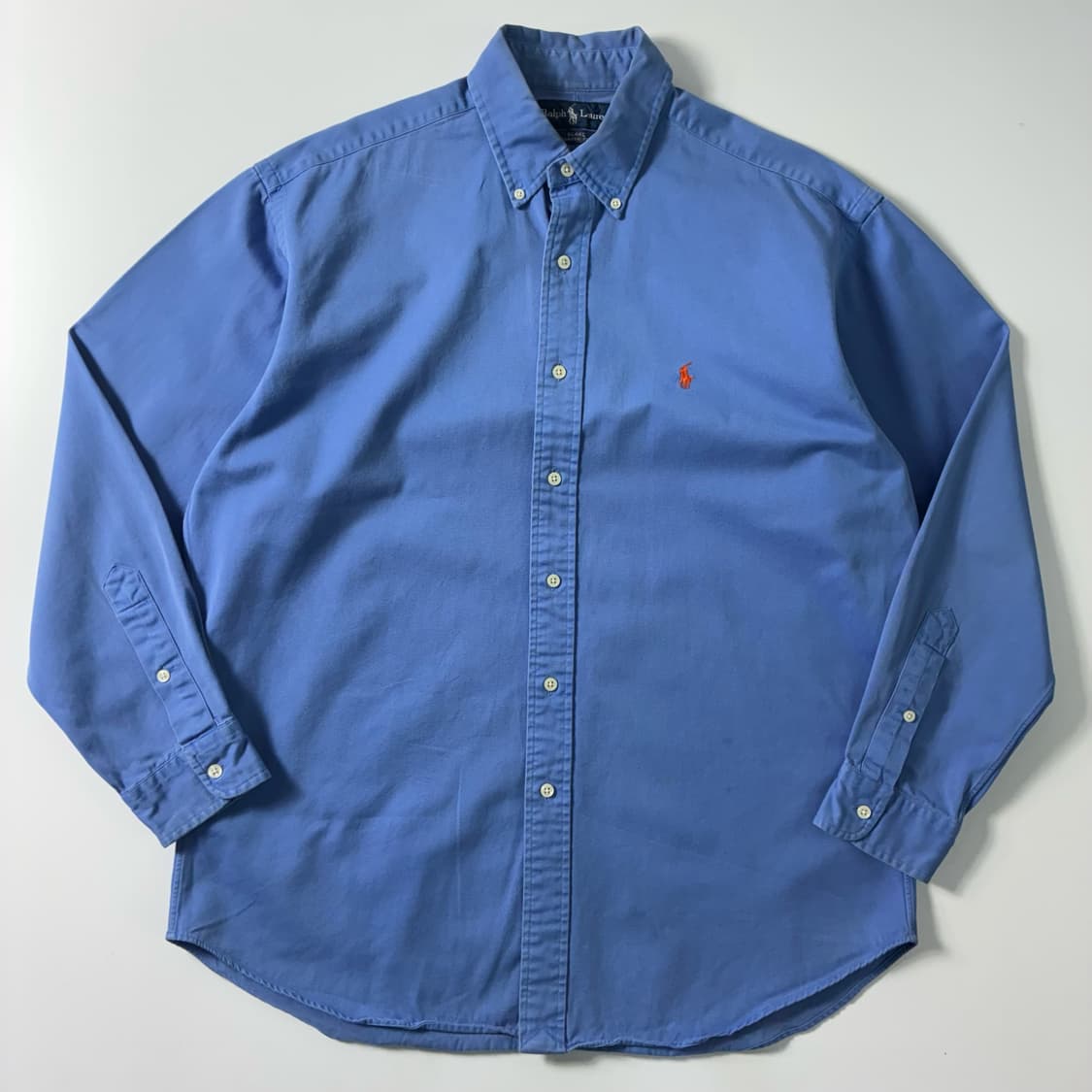 Polo  폴로 랄프로렌 자수 코튼 라이트 블루 셔츠  상품이미지1