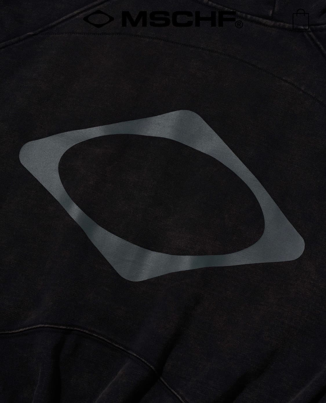 (M) 미스치프 빅포켓 후디 워시드블랙 상품이미지5