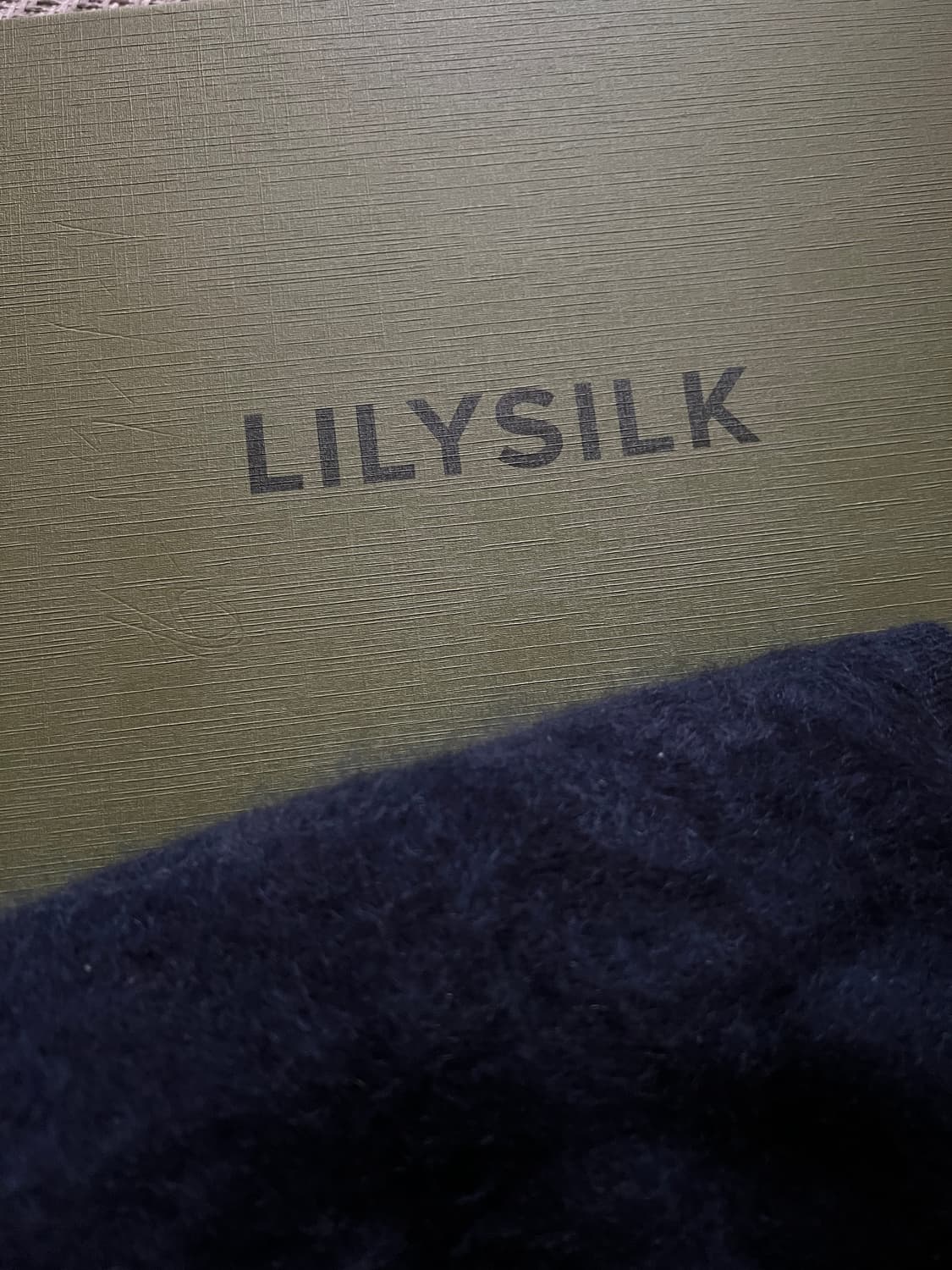 릴리실크 고급 캐시미어 가디건 네이비 / 오르 시스템 마인 상품이미지4