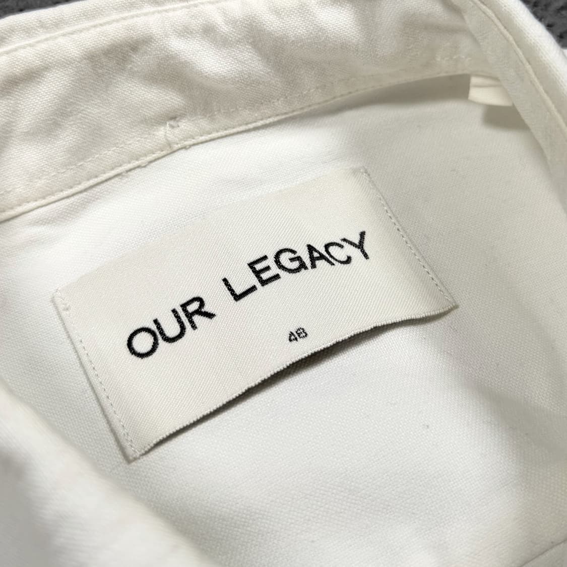 OUR LEGACY 아워레가시 화이트 원포켓 셔츠 상품이미지4