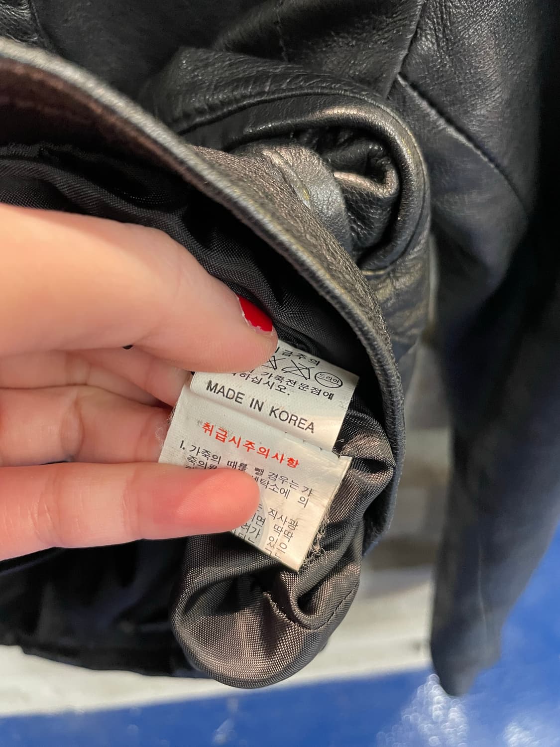 90-00s Lambskin 양가죽 자켓 상품이미지9