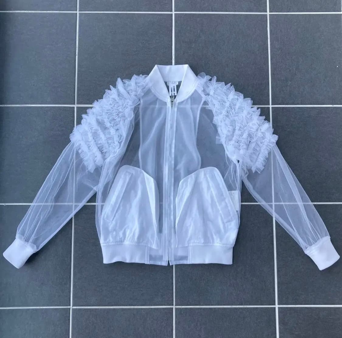 (S)꼼데가르송 시스루 블루종 상품이미지1