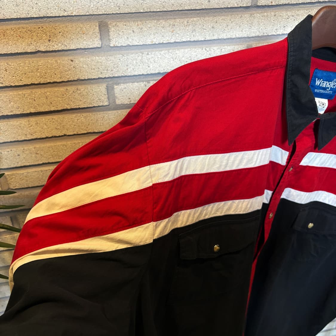 Wrangler 랭글러 화이트 라이닝 웨스턴 셔츠 레이싱웨어 디테일 상품이미지6