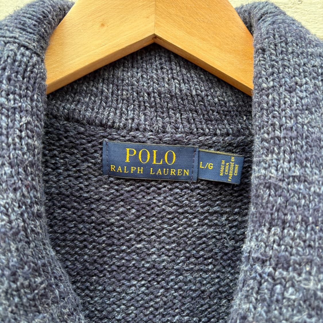 Polo 폴로 숄카라 니트 가디건 상품이미지3