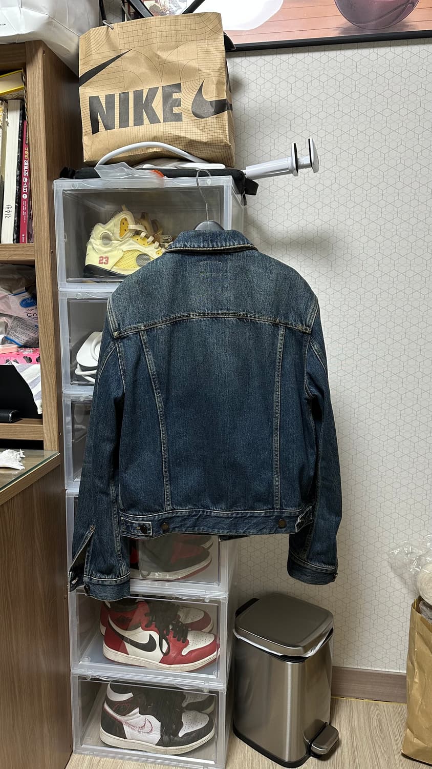 생로랑 퍼머넌트 데님 청자켓L 상품이미지2