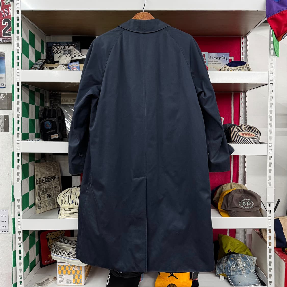 버버리 런던 네이비 트렌치 코트 made in ENGLAND (L)  상품이미지3