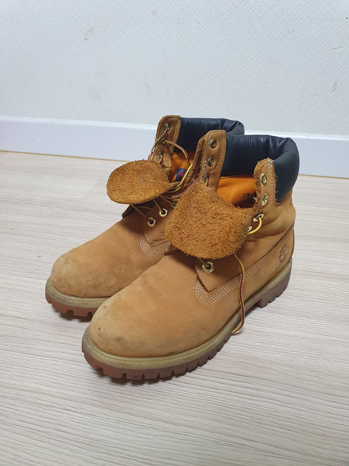 팀버랜드 6인치 옐로우 부츠 260 상품이미지4