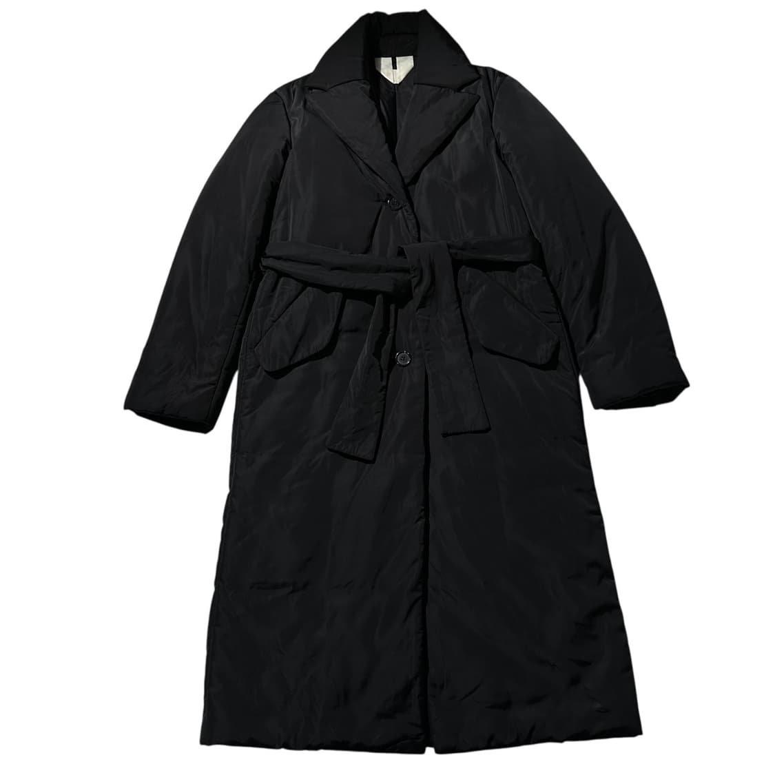 아르켓 로브 패딩 코트 블랙 상품이미지1