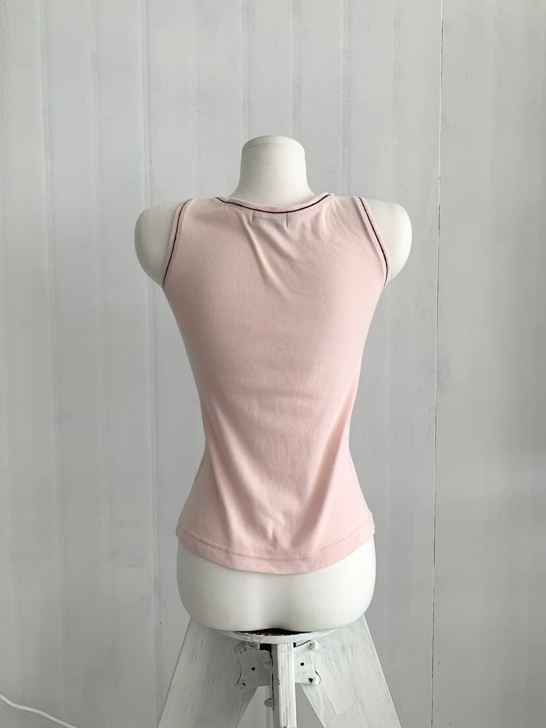 Burberry Baby Pink Brown Trim Sleeveless 상품이미지4