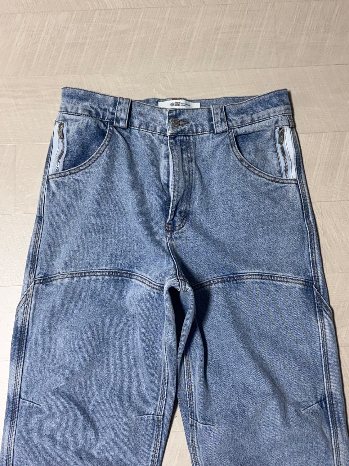 플라스틱프로덕트 카프 포켓 데님 연청 L 상품이미지2