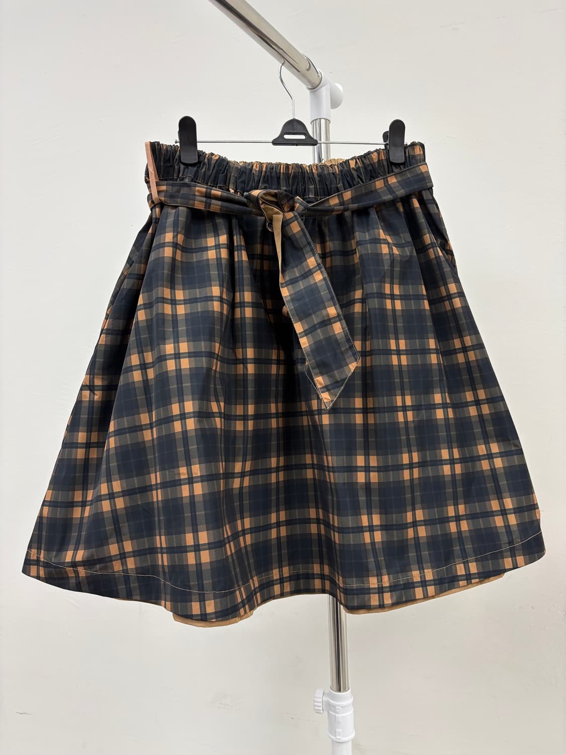 빈티지 리버시블 체크 스커트 상품이미지5